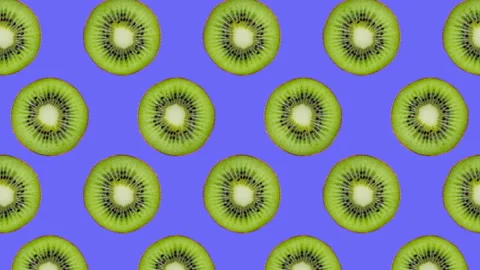 Kiwi fruit motion design animation Stock Footage 195005727