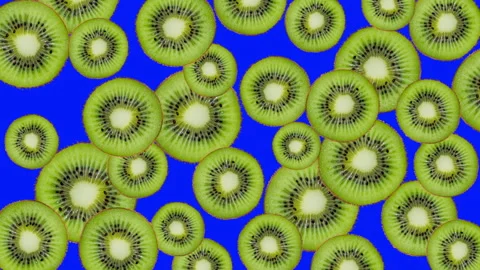 Kiwi fruit motion design animation Stock Footage 218391549