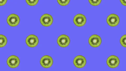 Kiwi fruit motion design animation Stock Footage 218392619
