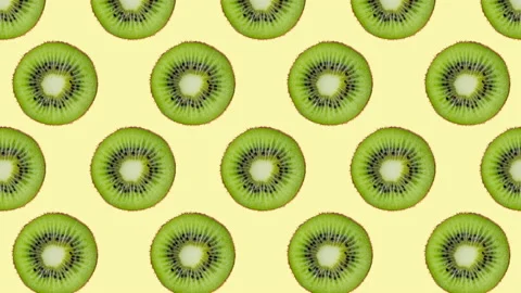 Kiwi fruit motion design animation Stock Footage 218421785