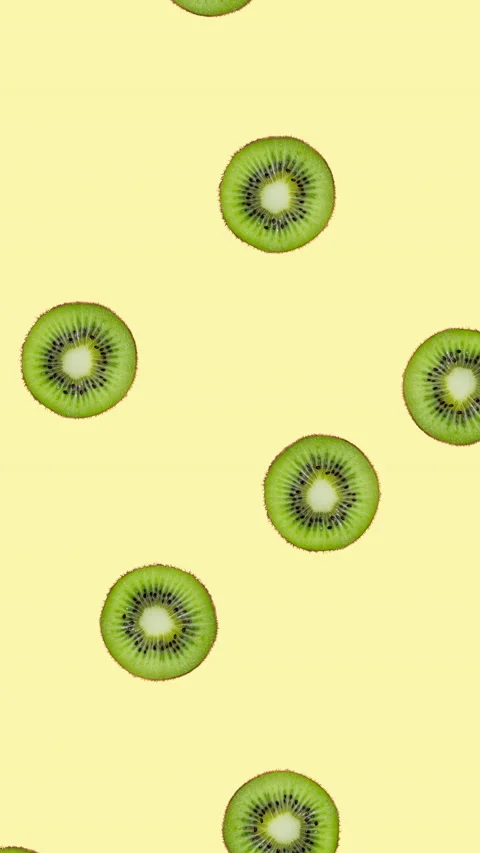 Kiwi fruit motion design animation Stock Footage 233437177