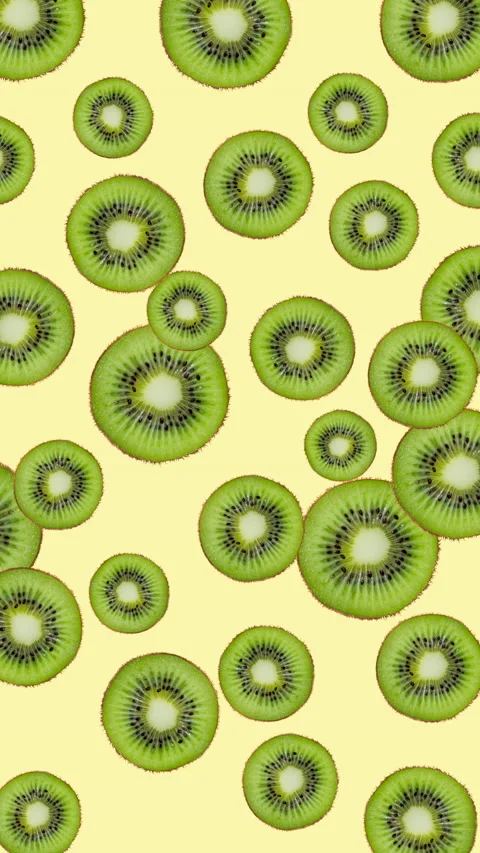 Kiwi fruit motion design animation Stock Footage 233438715