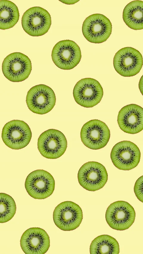 Kiwi fruit motion design animation Stock Footage 233439030