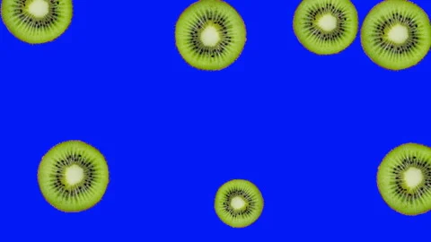 Kiwi fruit motion design animation Stock Footage 233573858