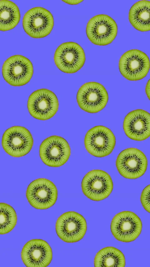 Kiwi fruit motion design animation Stock Footage 233586369