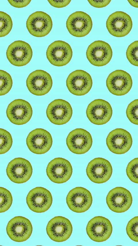 Kiwi fruit motion design animation Stock Footage 233699956