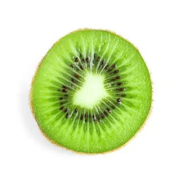 Kiwi fruit slice Stock Photos