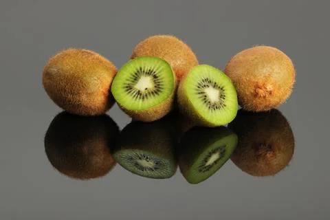 Kiwi fruit on table Stock Photos