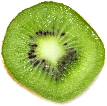 Kiwi fruit on a white background Stock Photos