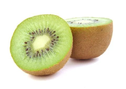 Kiwi fruit on white background. Foto stock