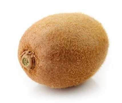 Kiwi fruit on white background Stock Photos