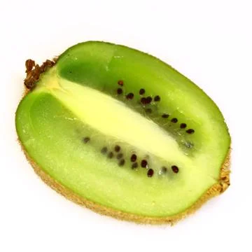 Kiwi Hälfte Foto stock