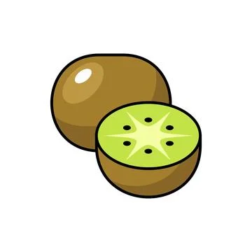 Kiwi icon Stock Illustration