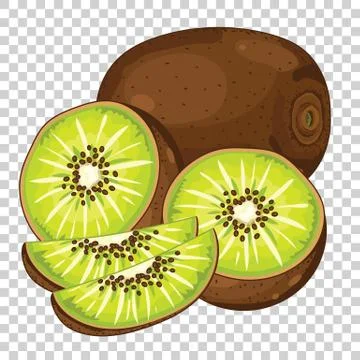 Kiwi Isolated, Vector. Stock Illustration