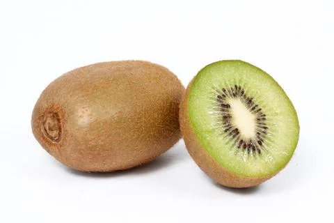 Kiwi isolated on white background Stock Photos
