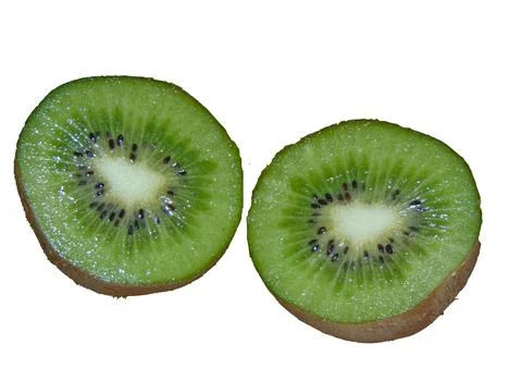 Kiwi isolated on white background Foto stock