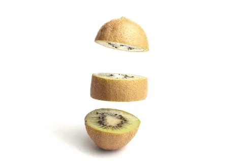 Kiwi levitating Stock Photos