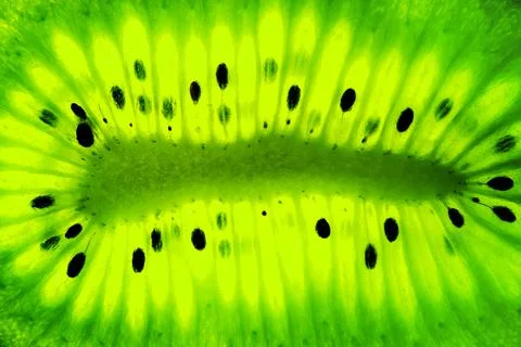 Kiwi macro background Stock Photos