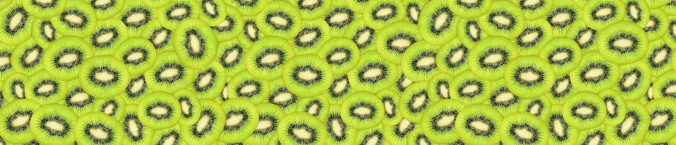 Kiwi panoramic background. Stock Photos