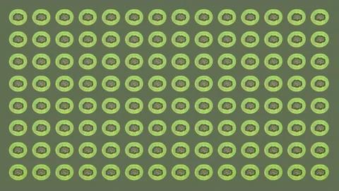 Kiwi pattern animation shaking for background visual design Stock Footage 132474564