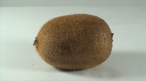 Kiwi Rotating On A White Surface, Fruit, Dessert, Delicious, Bio Video stock 40616983