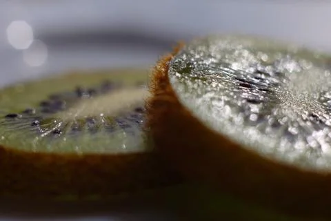 Kiwi in a section Stock Photos