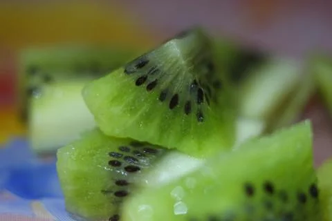 Kiwi in a section Stock Photos