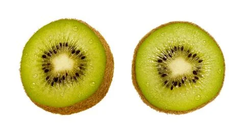 Kiwi slice Stock Photos