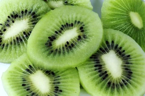 Kiwi slice Stock Photos