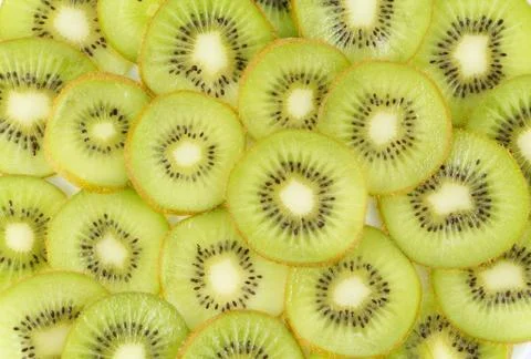 Kiwi slice Stock Photos