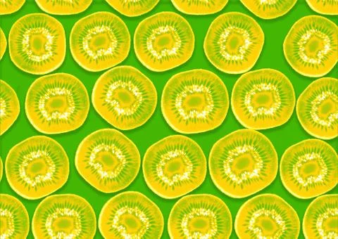 Kiwi slices Stock Photos