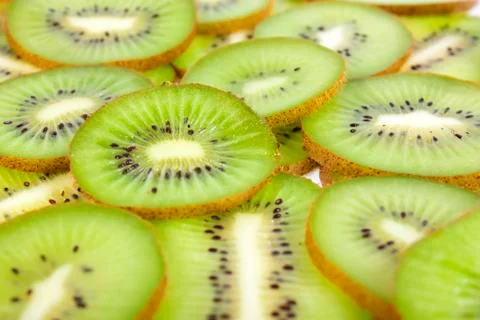 Kiwi slices Foto stock