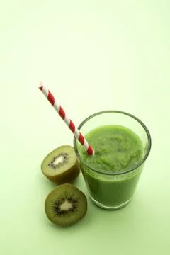 Kiwi smoothie Stock Photos