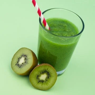 Kiwi smoothie Stock Photos