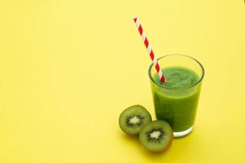 Kiwi smoothie Stock Photos