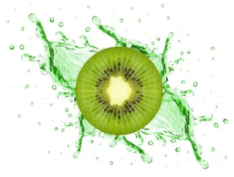 Kiwi splash Stock Photos