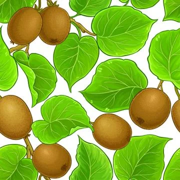 Kiwi vector pattern Stock Illustration