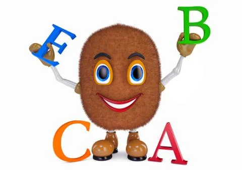Kiwi vitamins Stock Illustration
