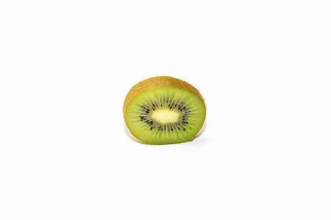 Kiwi on a white background. isolate. macro 스톡 사진