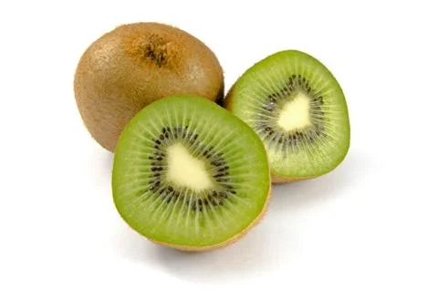 Kiwi on white background Foto stock