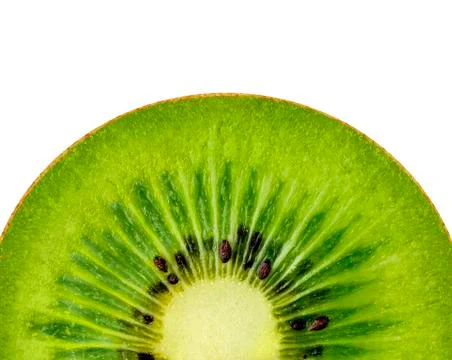 Kiwi on a white background Foto stock