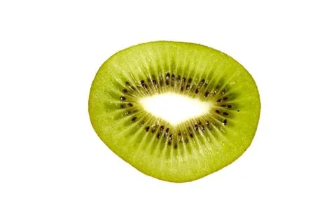 Kiwi on a white background Stock Photos