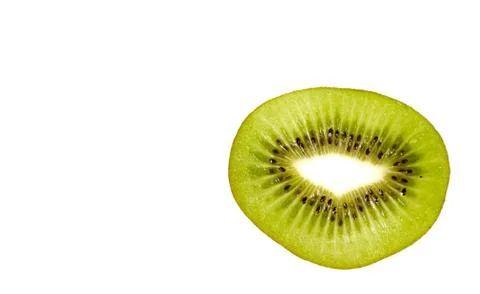 Kiwi on a white background Stock Photos