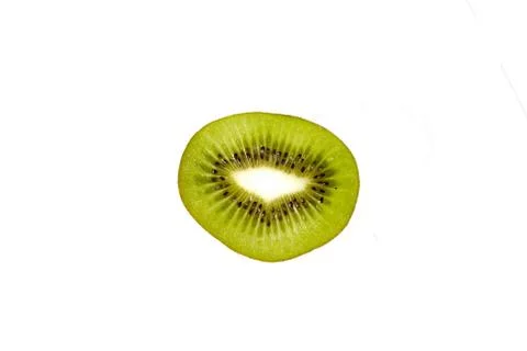 Kiwi on a white background Stock Photos