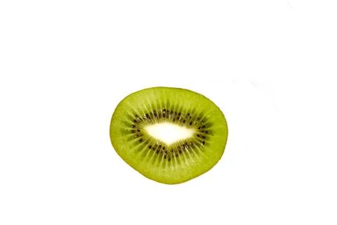 Kiwi on a white background Stock Photos