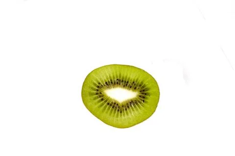 Kiwi on a white background Stock Photos