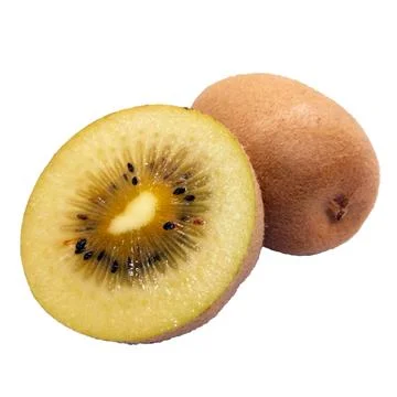 Kiwi on white background Stock Photos