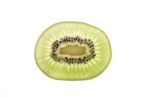 Kiwi on white Foto stock