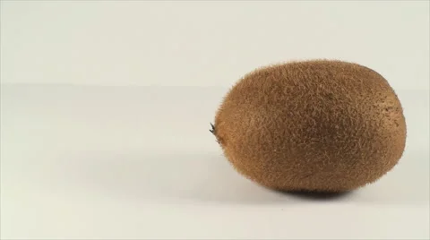 Kiwi On A White Surface, Fruit, Dessert, Delicious, Bio, Organic, Pan Vídeo Stock 40616472