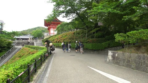 Kiyomizu-dera is a Buddhist temple complex in Kyoto Japan Stock Footage 105141680